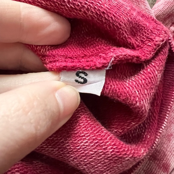 Y2K Affliction rhinestone embellished in distressed red wash full zip hoodie - Picture 8 of 12